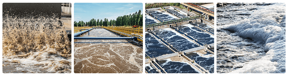 （圖：生化污水消泡劑產(chǎn)品應(yīng)用）